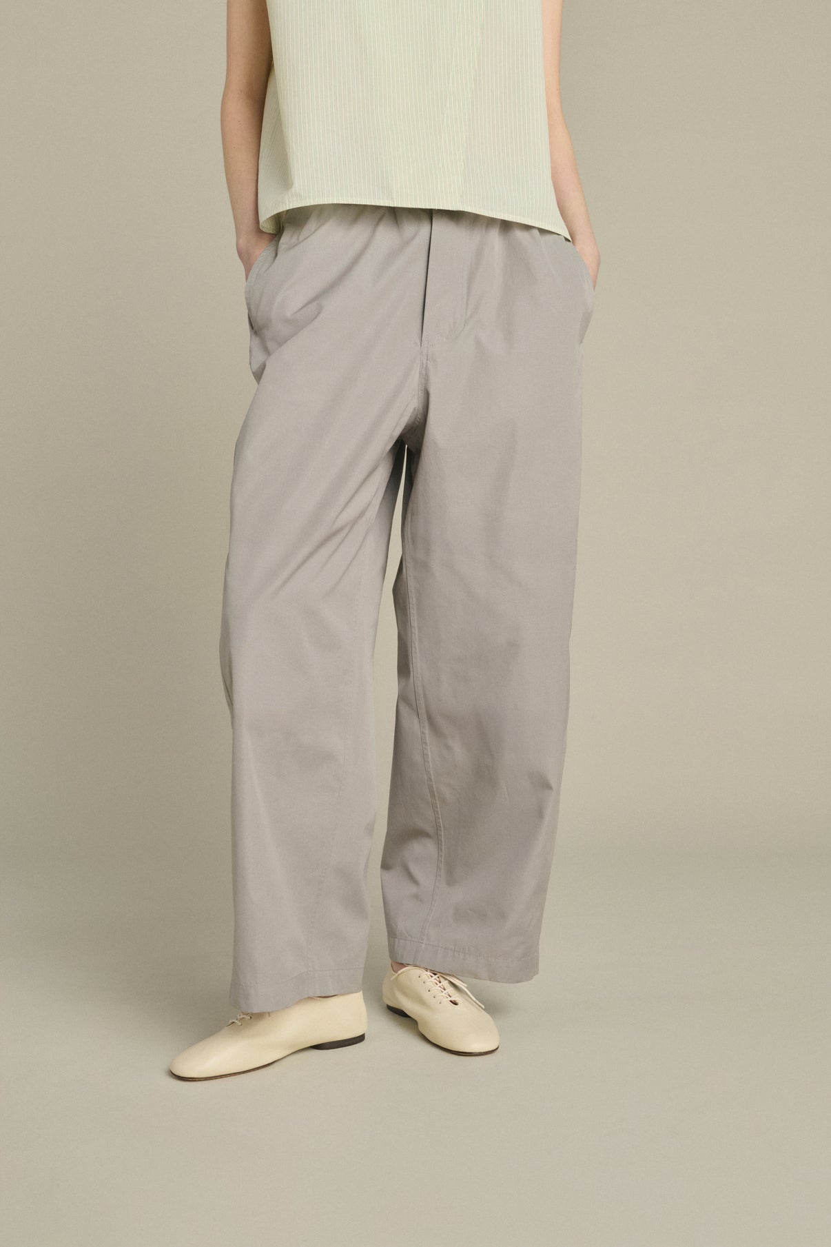 Pantalón Hugues - Gris - Algodón - Mujer vue 3