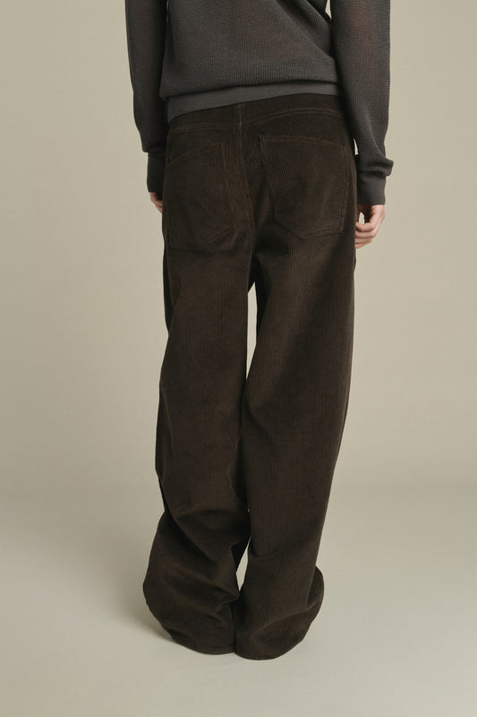 Pantalón Gunther - Marrón Oscuro - Algodón - Mujer