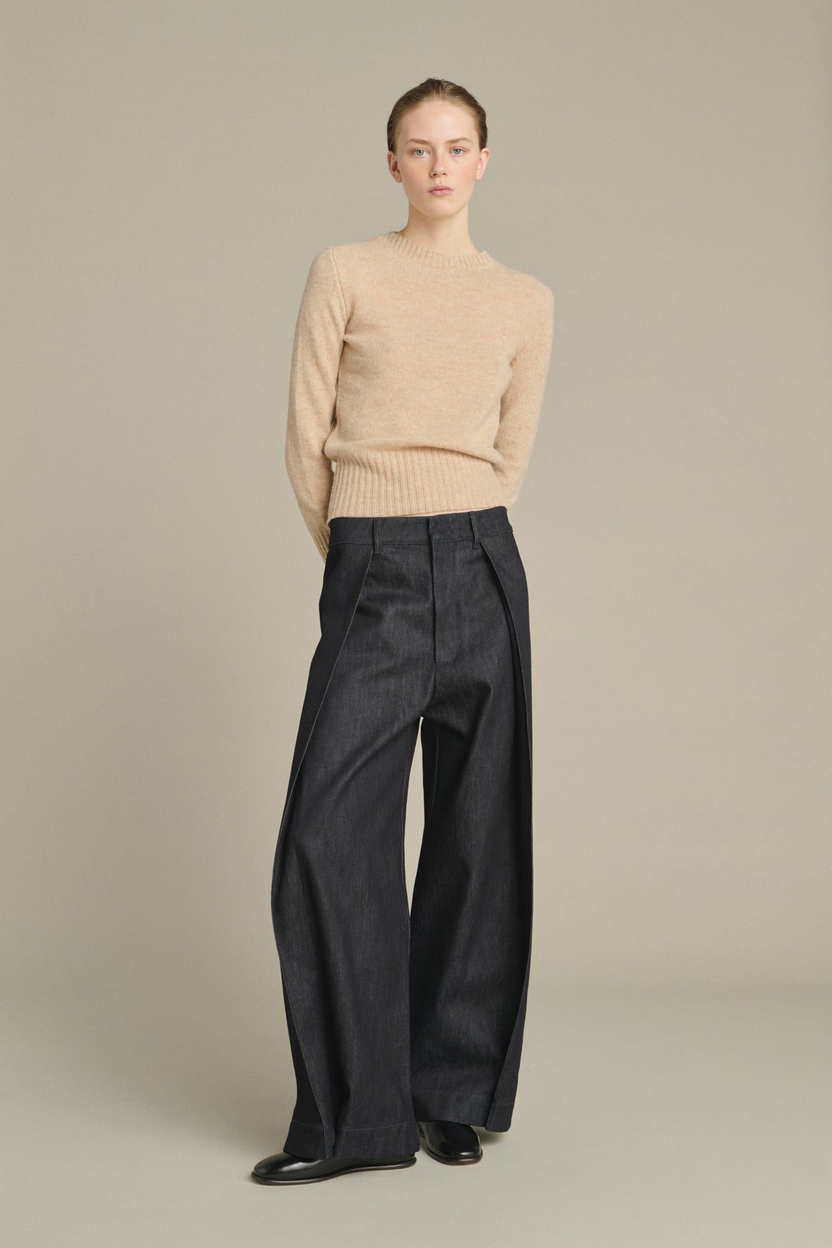 Jersey Gipsy - Crudo Jaspeado - Lana Merino - Mujer vue 1