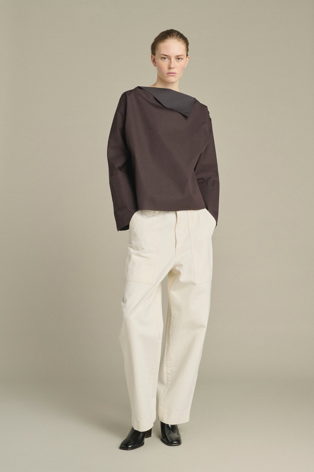 Mules Elba - Negro Piel Glaseada de Tacón Mujer - Soeur