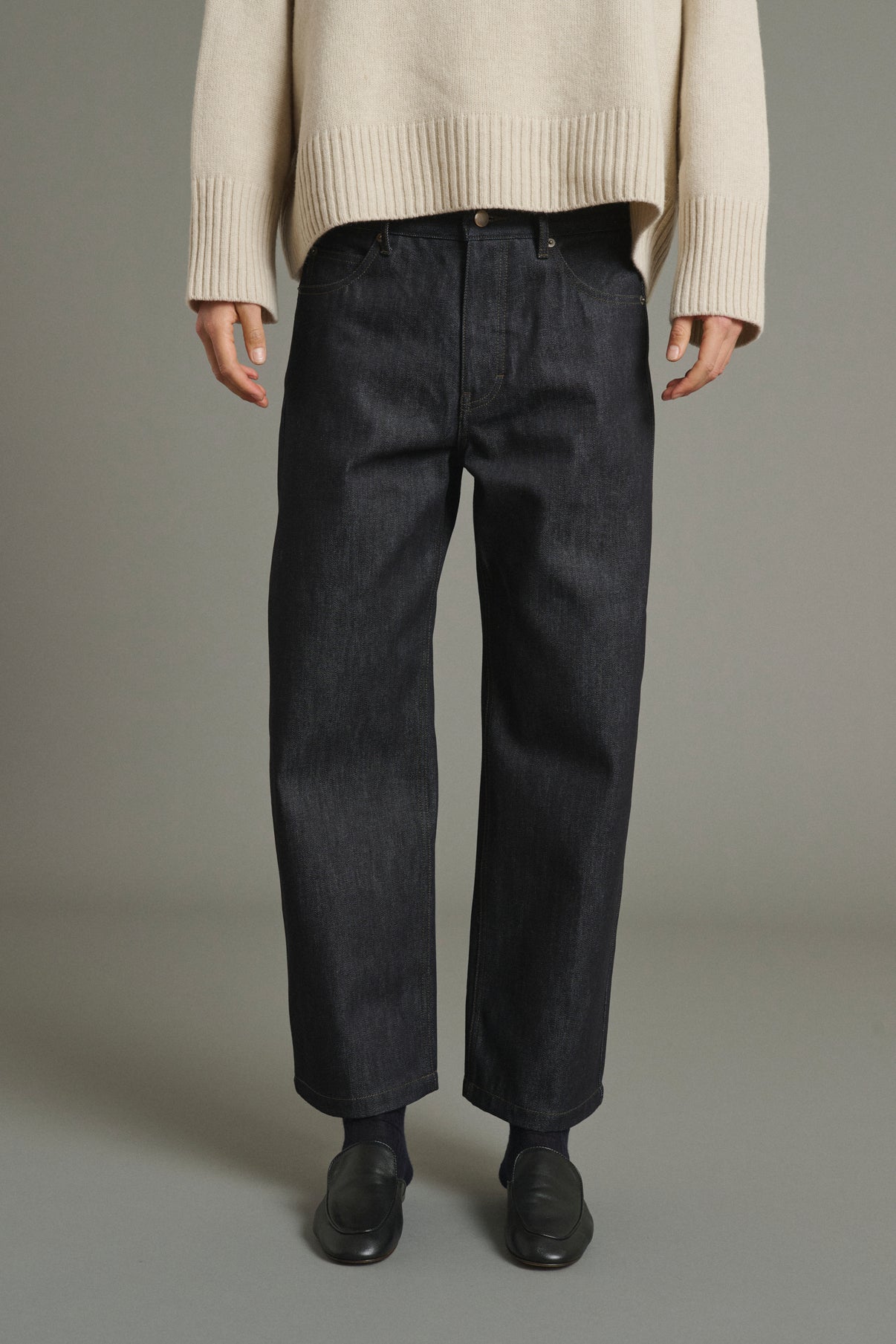 Vaqueros Harrison - Azul Raw - Coton - Mujer vue 3