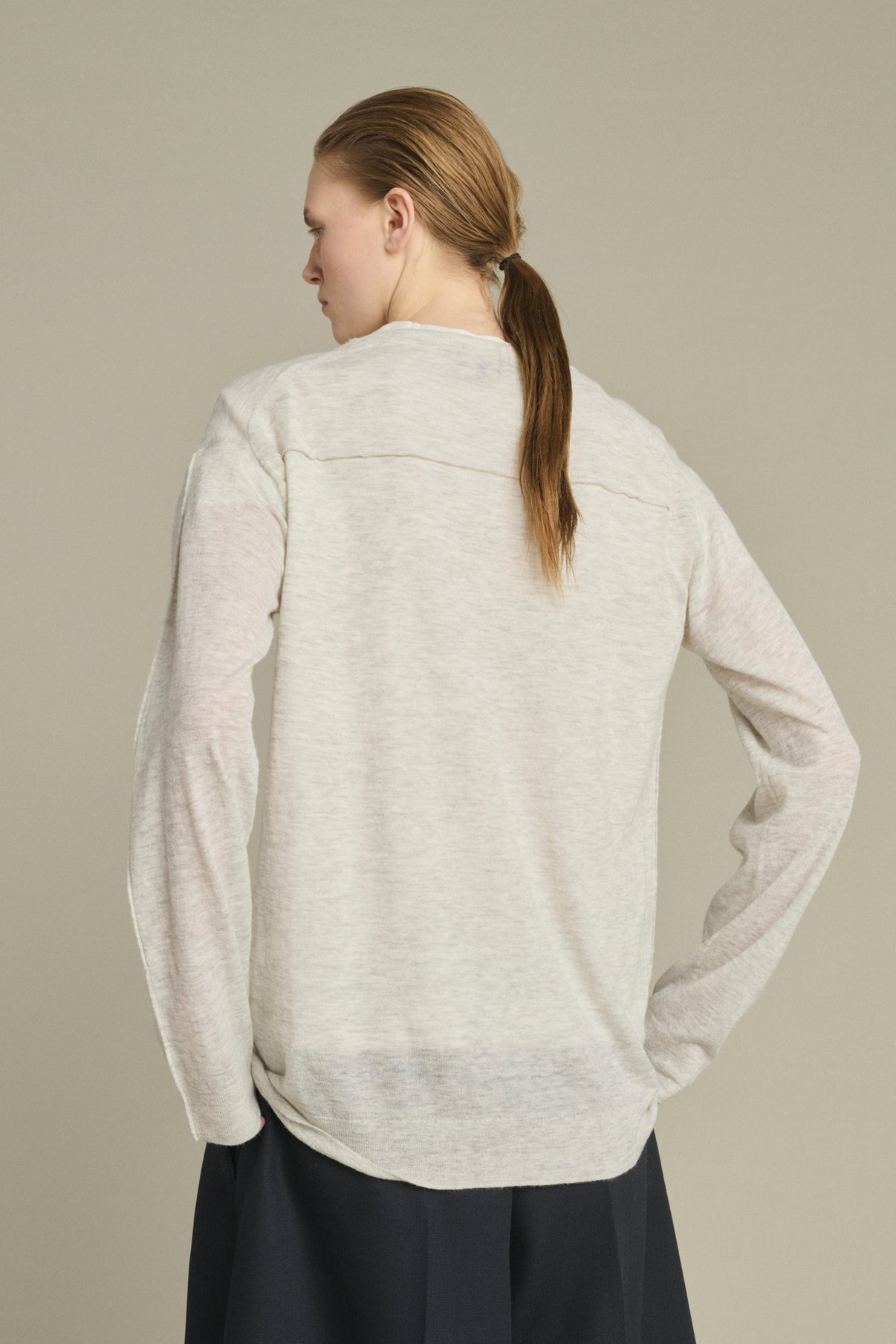 Jersey Khloe - Gris Claro - Mujer vue 4