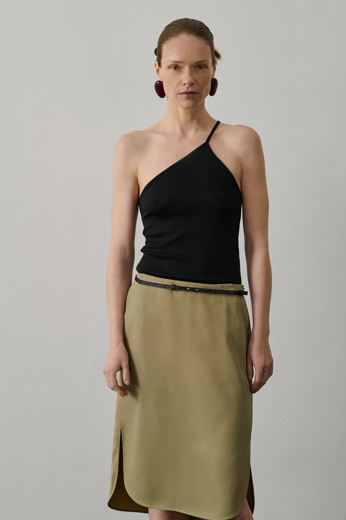 Ceinture Elise - Noir - Cuir - Femme vue 3