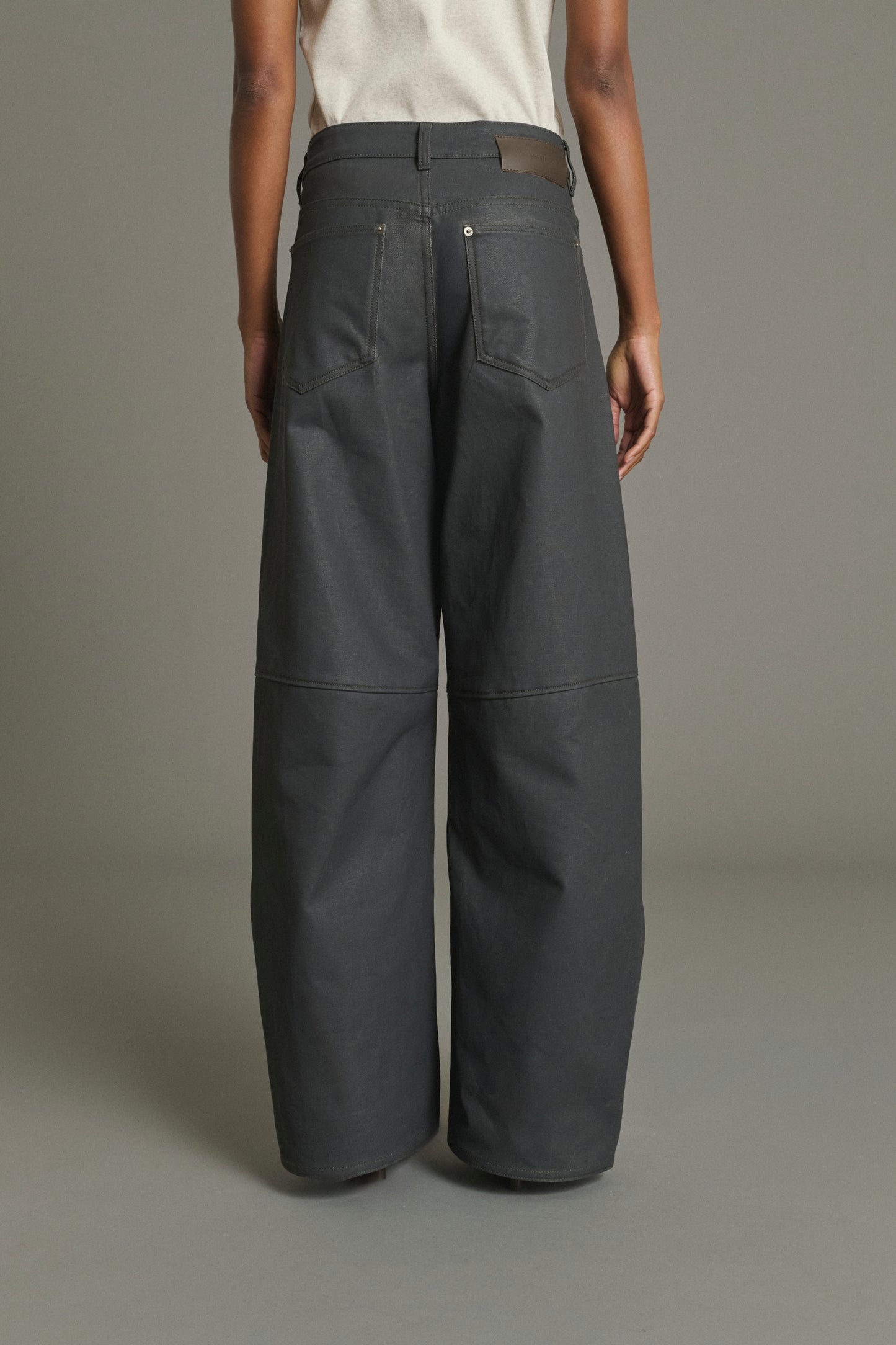 Vaqueros Jackson - Gris - Coton - Mujer