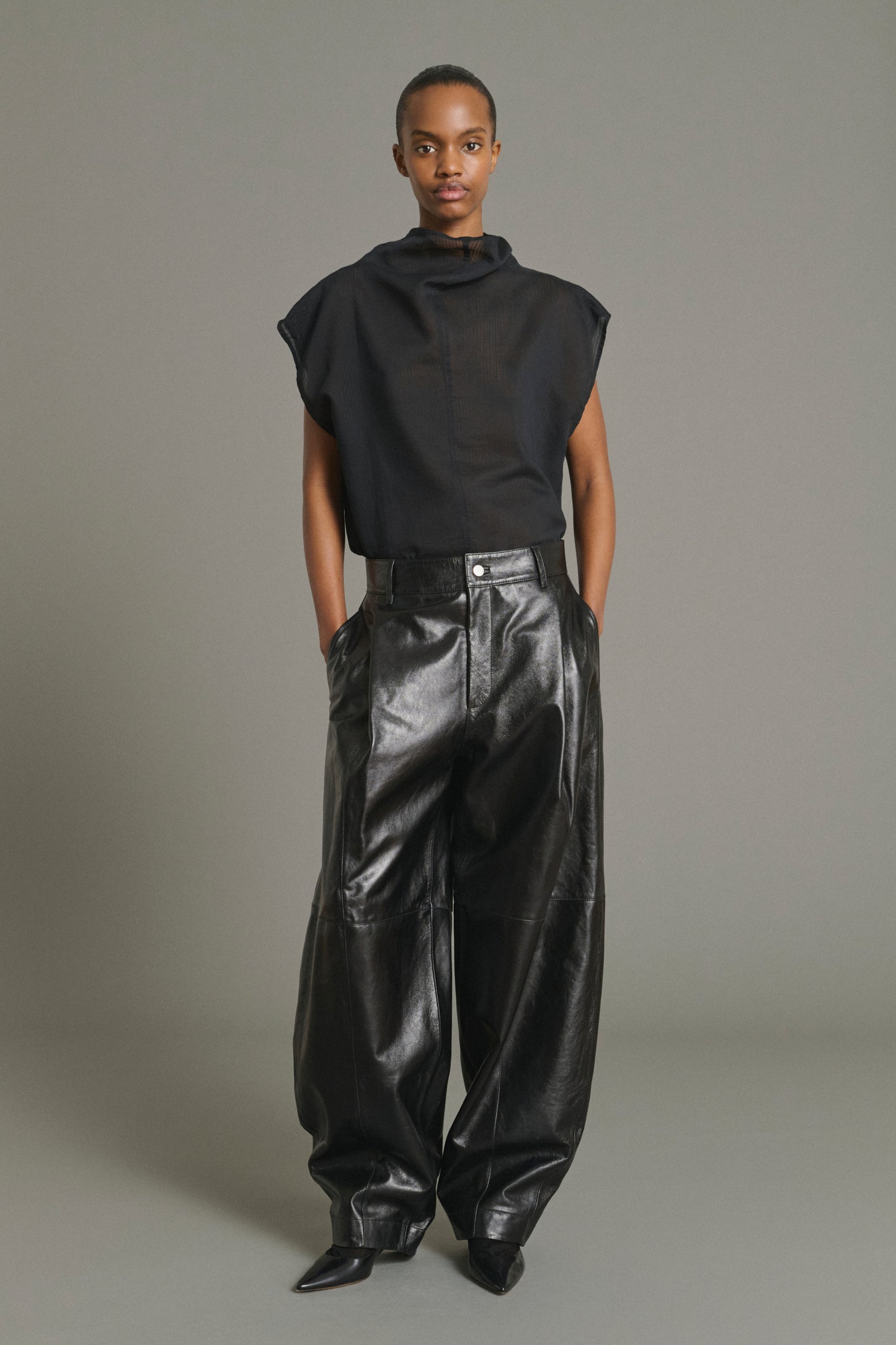 Blusa Izumi - Negro - Algodón - Mujer