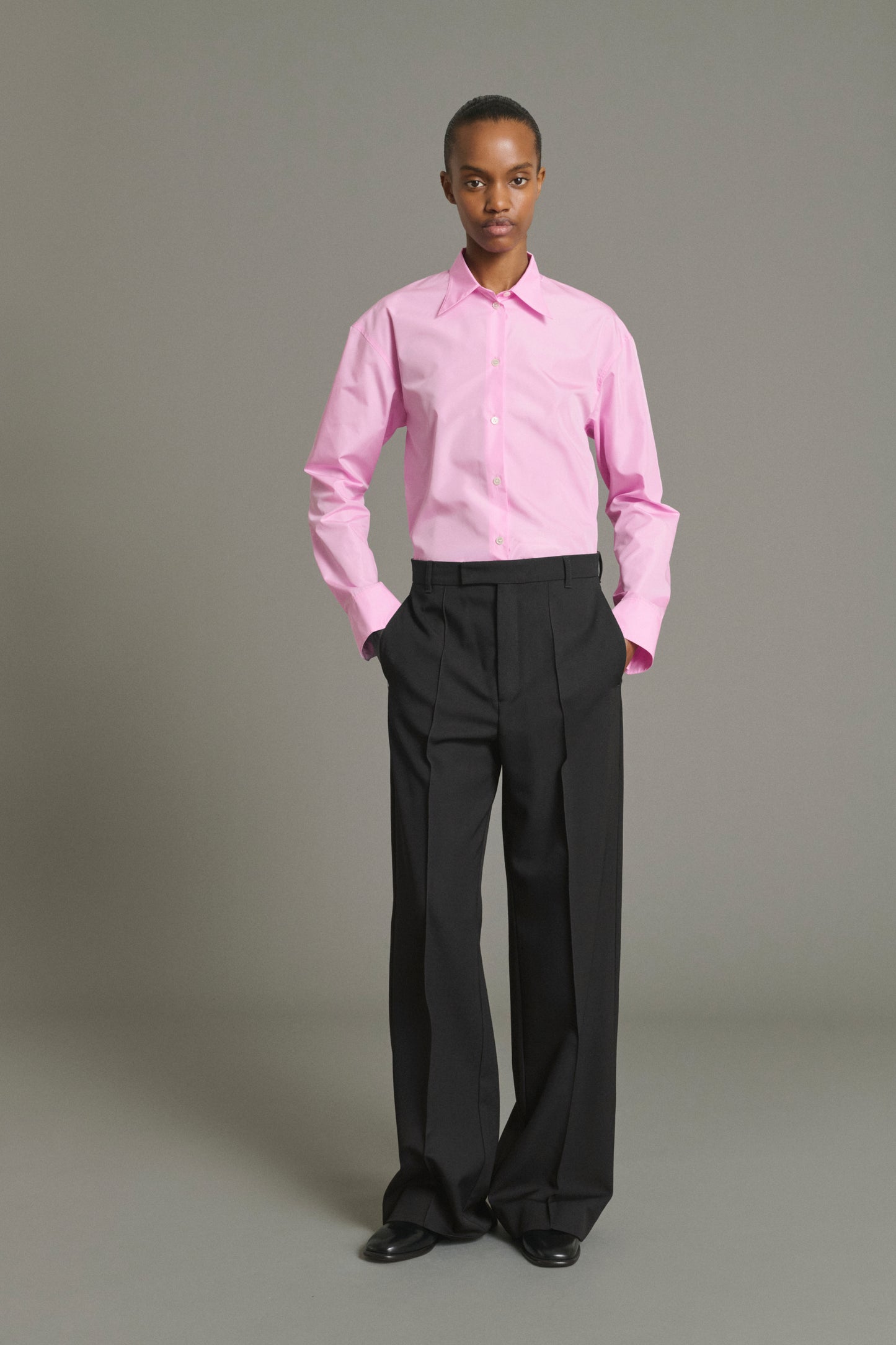 Pantalón Leo - Negro - Lana - Mujer