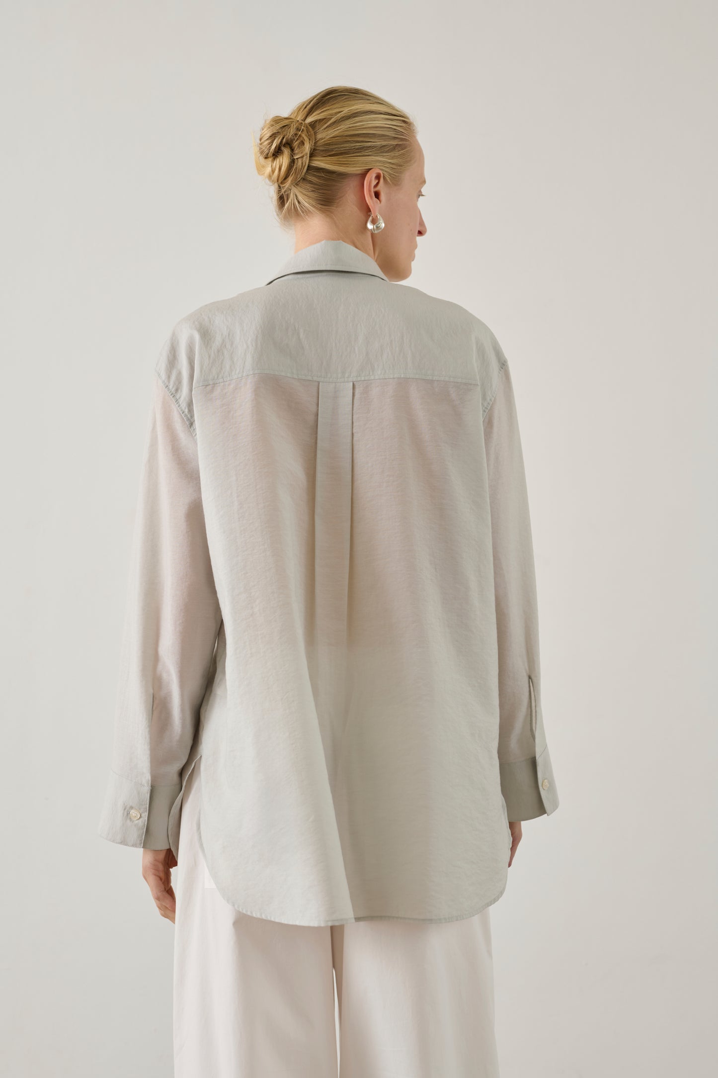 Camisa Francesca - Gris Claro - Mujer