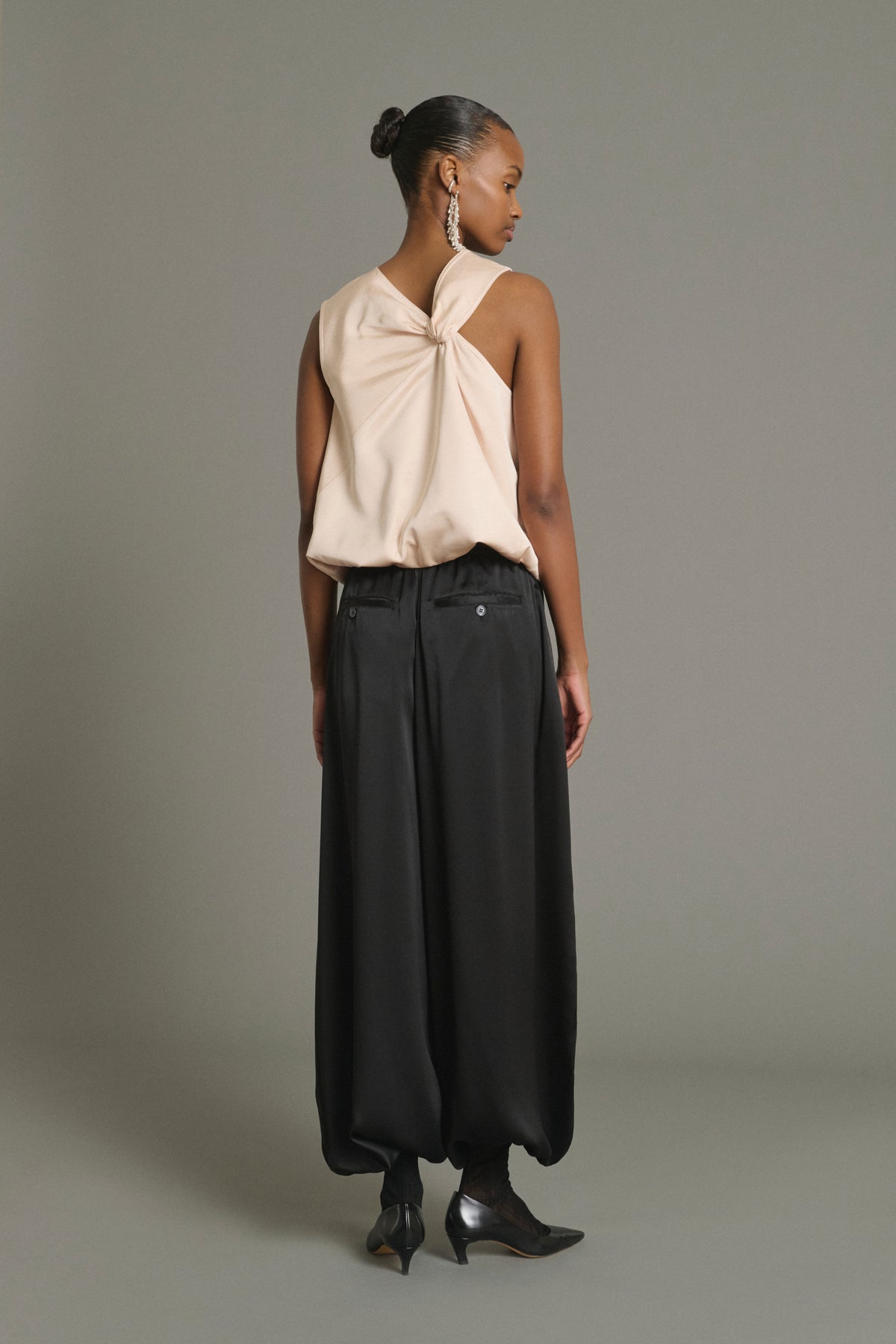 Pantalón Leopold - Negro - Seda - Mujer