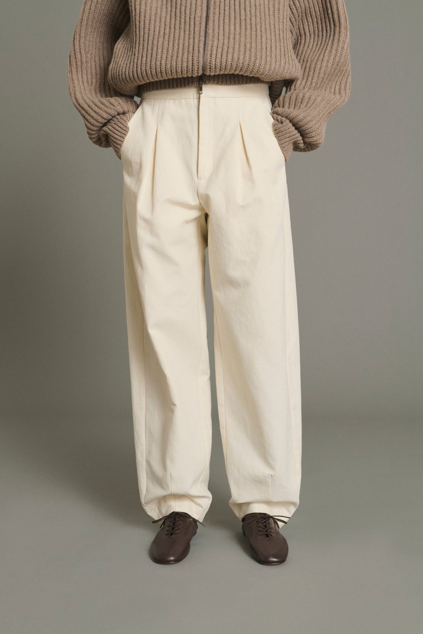 Pantalón Baptiste - Crudo - Algodón - Mujer