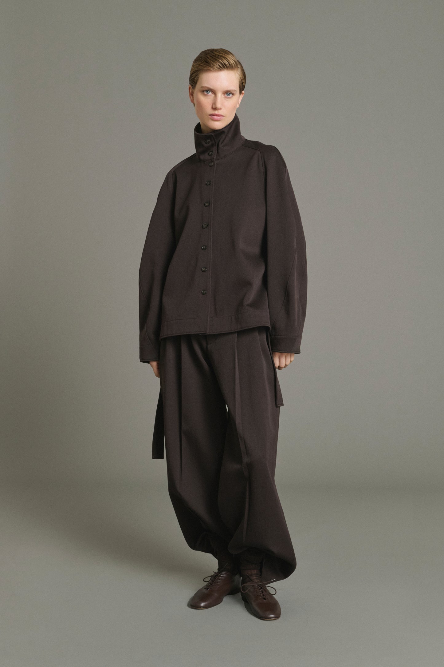 Chaqueta Geode - Ébano - Lana - Mujer