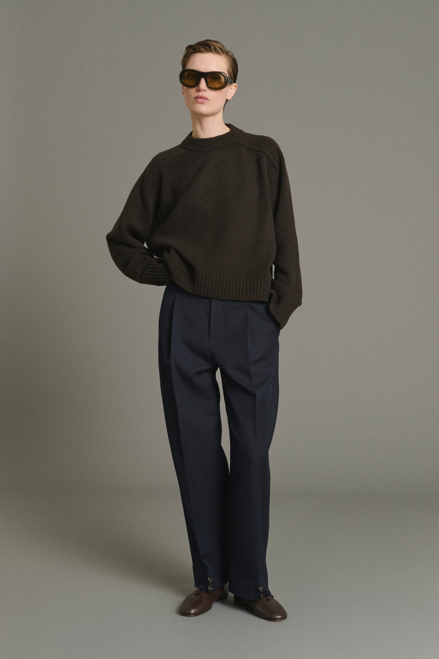 Jersey Will - Chocolate - Lana Merino - Mujer