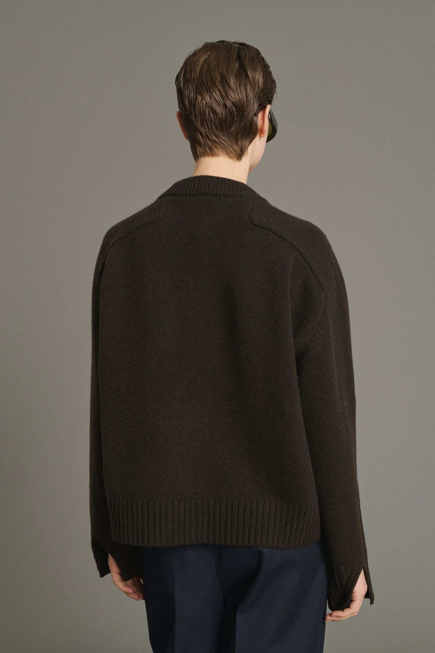 Jersey Will - Chocolate - Lana Merino - Mujer
