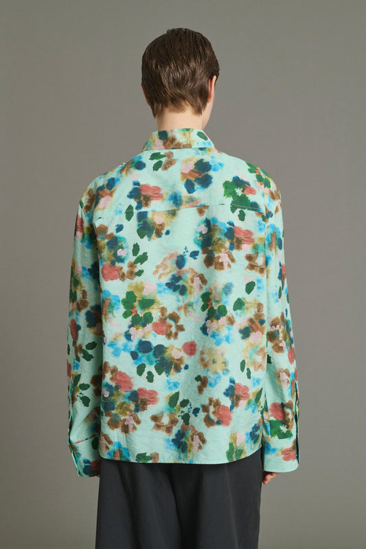 Camisa Lepic - Turquesa - Seda - Mujer