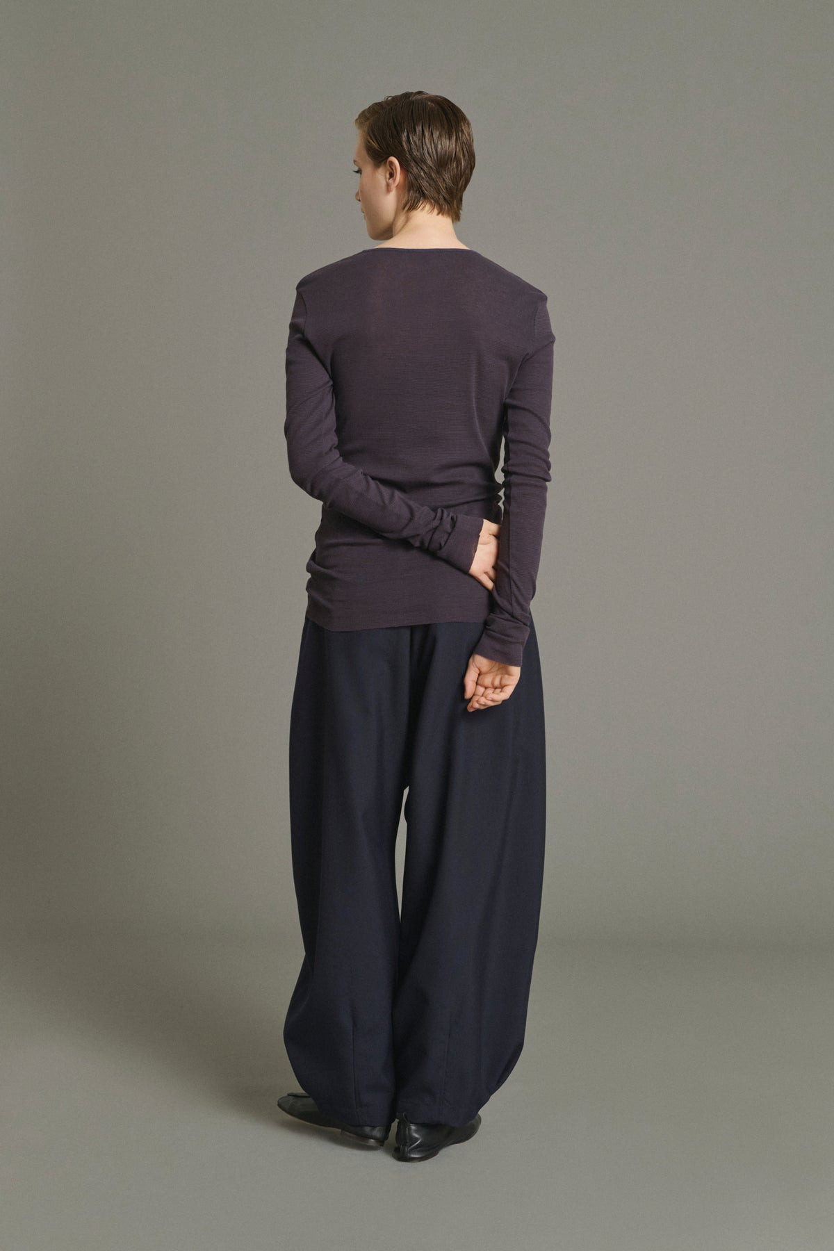 Camiseta Isabella - Marrón Rojo/Violeta Oscuro - Algodón - Mujer