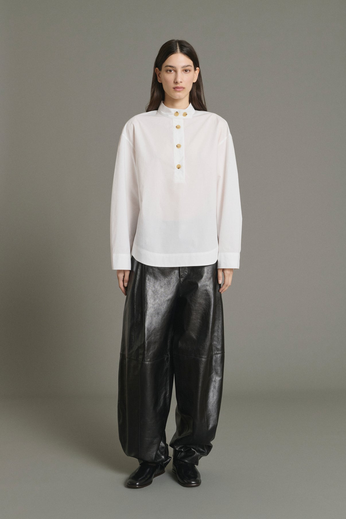 Blusa Lizzie - Blanco Roto - Algodón - Mujer vue 3