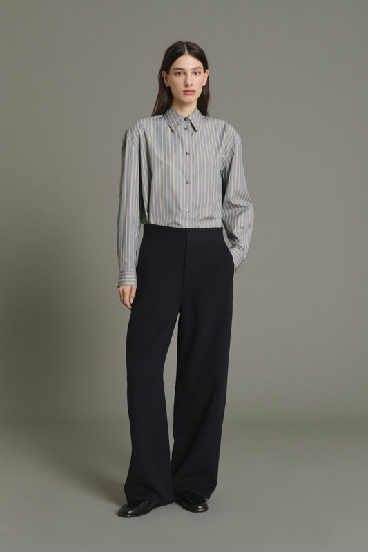Pantalón Hawk - Deep Navy - Lana - Mujer
