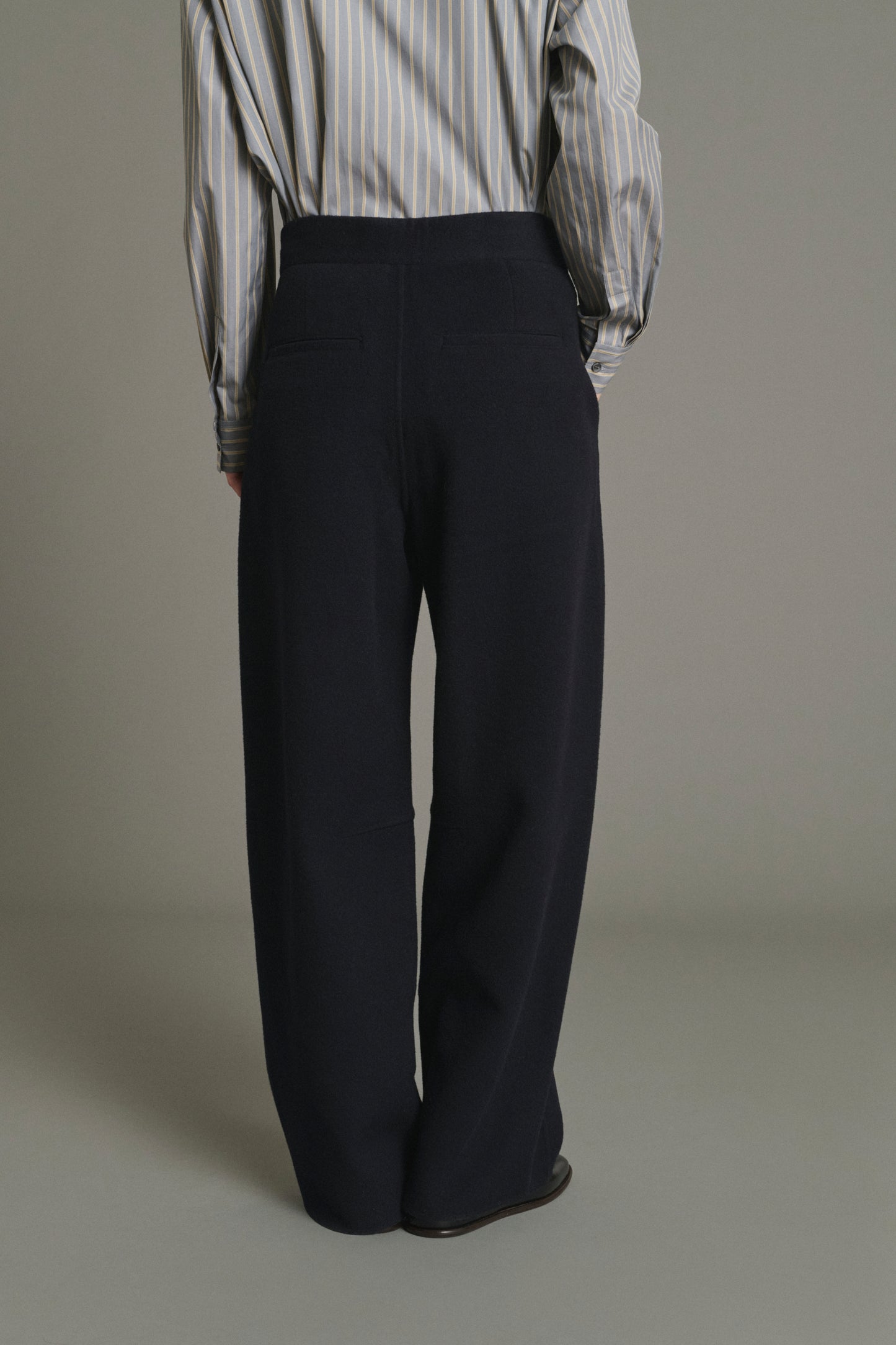 Pantalón Hawk - Deep Navy - Lana - Mujer