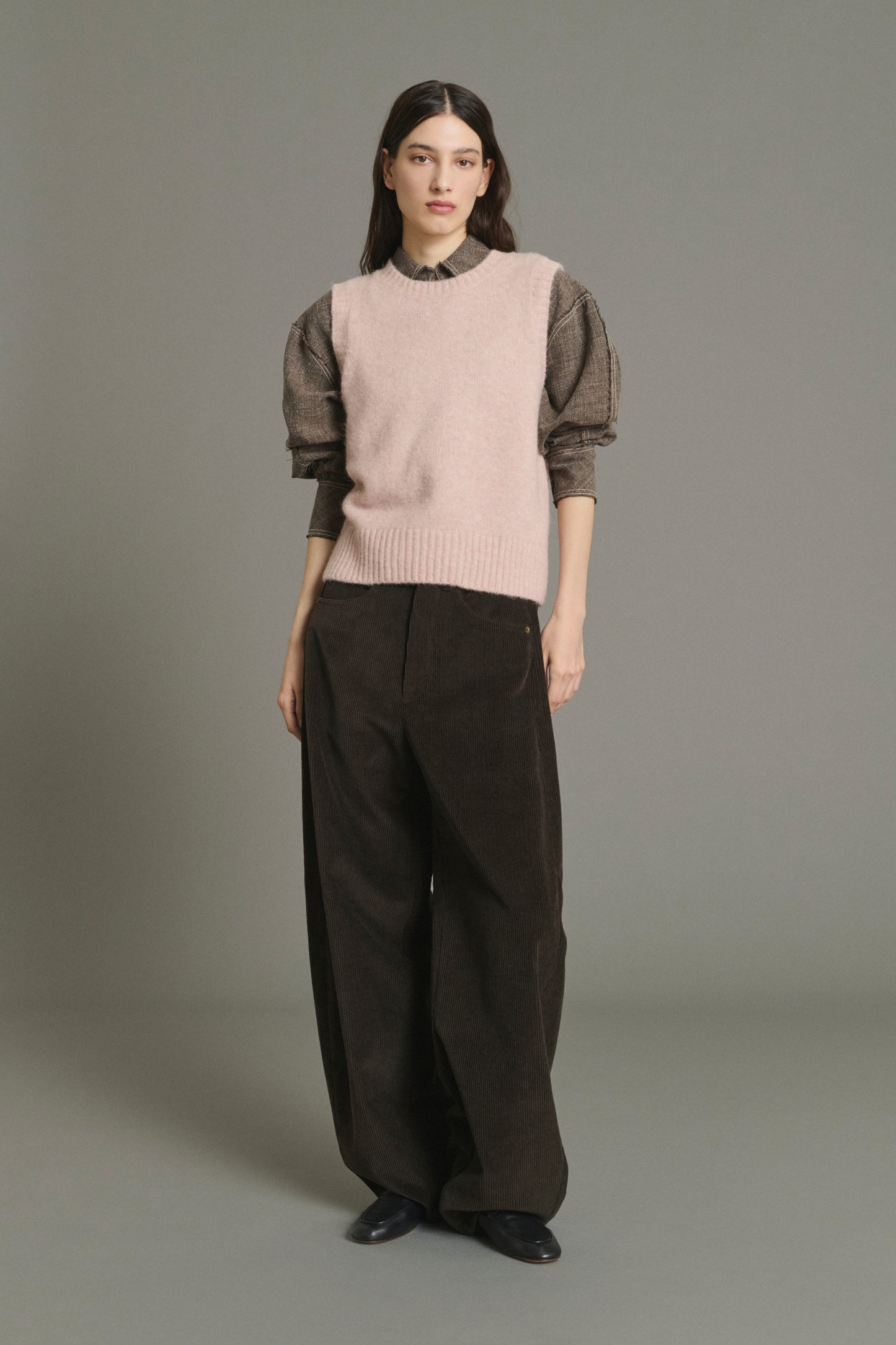 Jersey Namaste - Rosa Pálido - Lana - Mujer