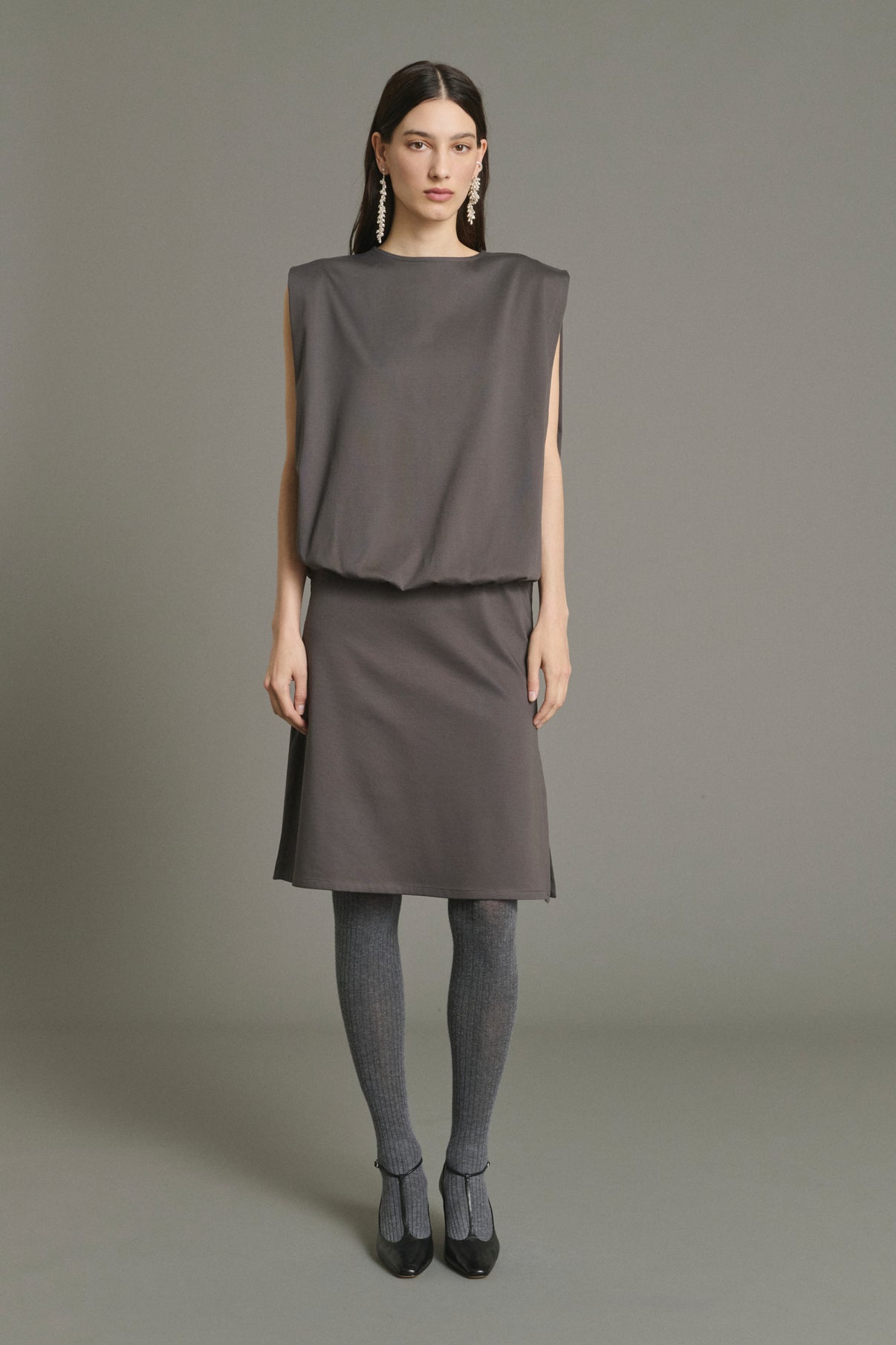 Vestido Jolene - Pizarra - Algodón - Mujer vue 1