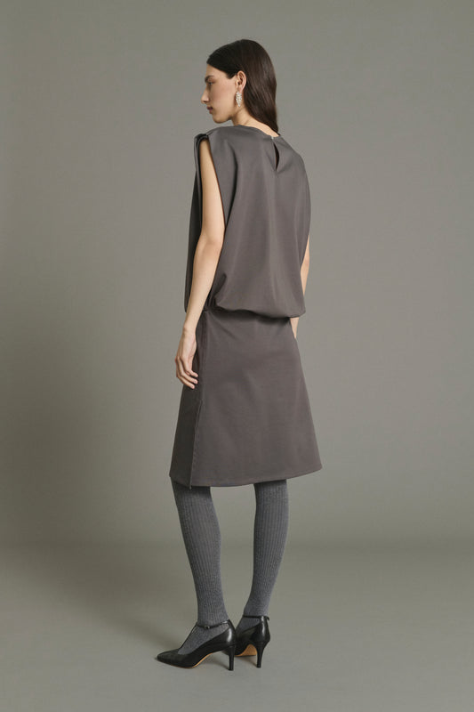 Vestido Jolene - Pizarra - Algodón - Mujer