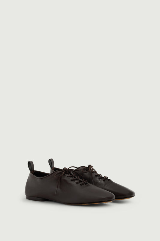 Derbies Orso - Marrón Cálido - Cuero - Mujer