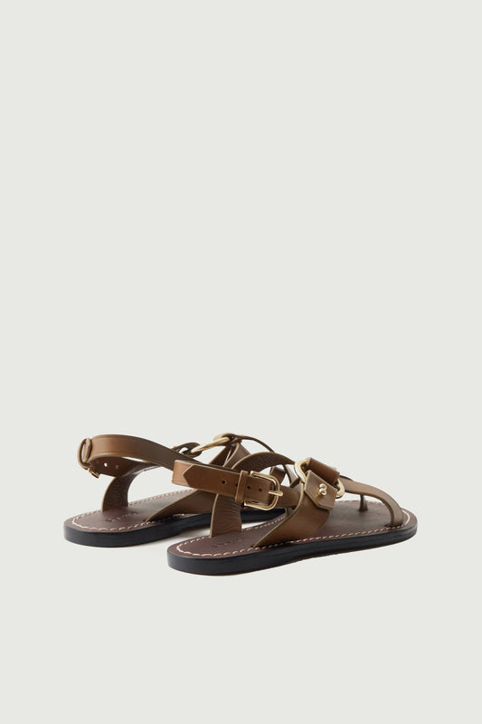 Sandales Florence - Bronze - Cuir - Femme