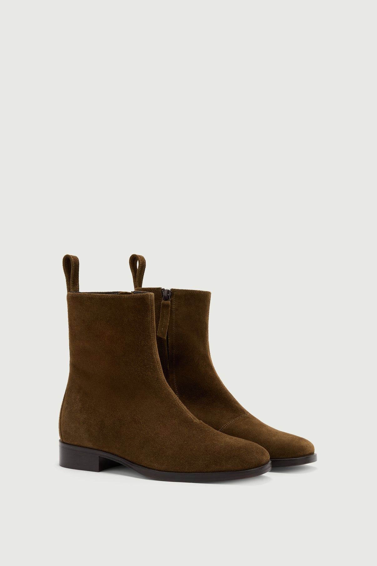 Botines West - Marrón/Verde - Cuero - Mujer vue 2