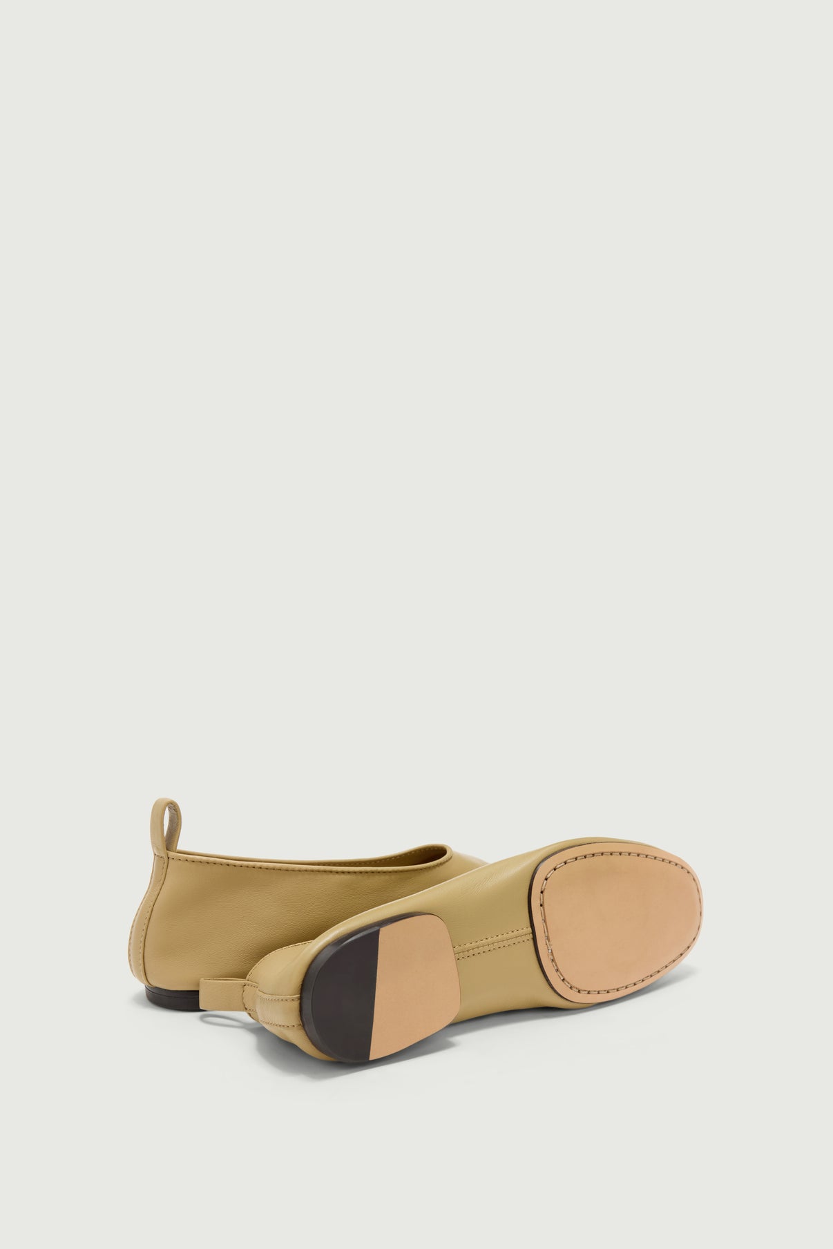 Bailarinas Bala - Beige - Cuero - Mujer vue 4