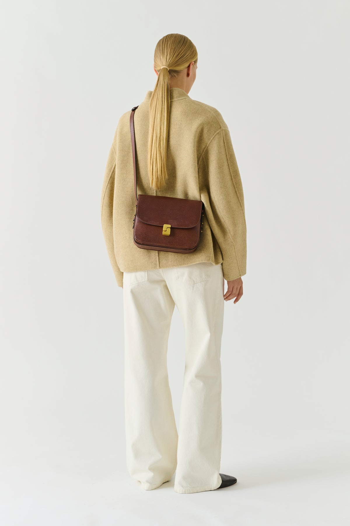 Bolso Bellissima Maxi - Cognac Cuero - Soeur