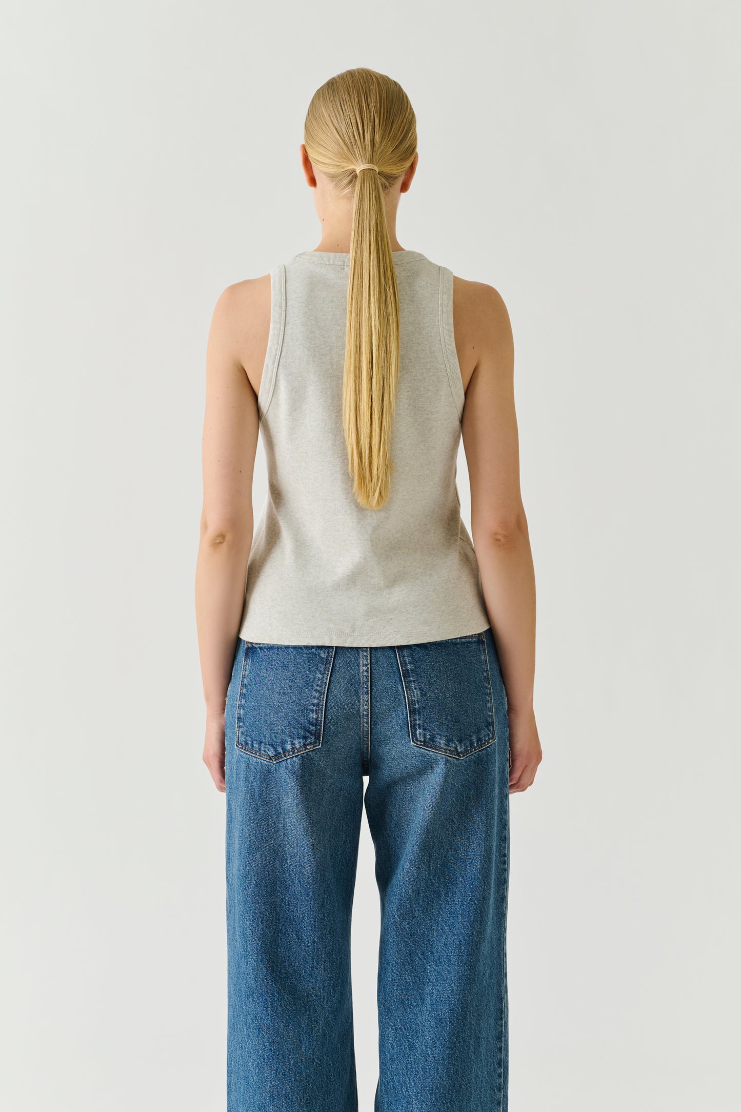 Camiseta Dolly - Gris jaspeado - Algodón - Mujer