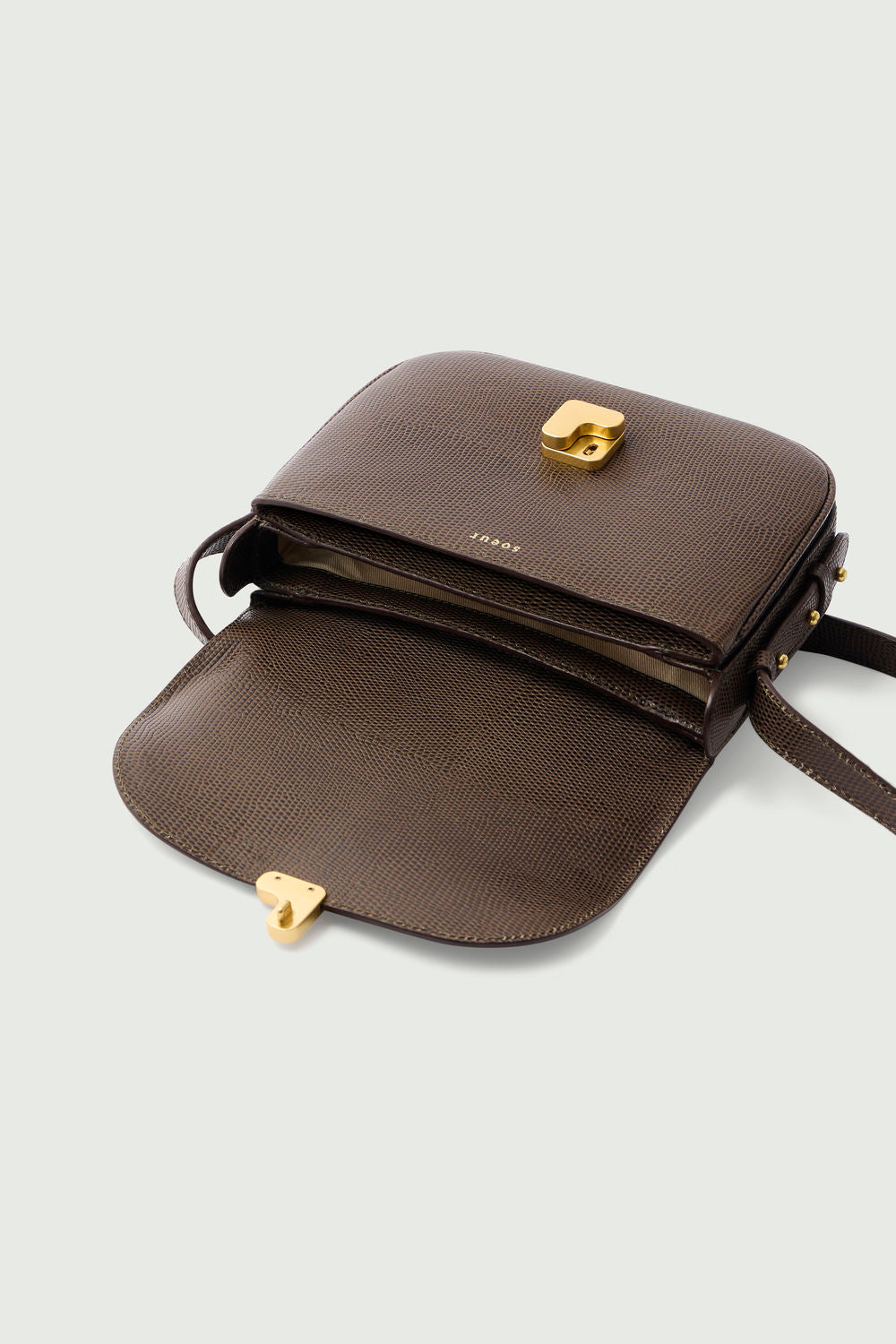 Sac Bellissima Mini - Vert Olive - Cuir - Femme vue 5