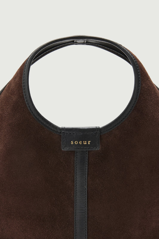 Bolso Douce Mini - Marrón Oscuro - Cuero - Mujer