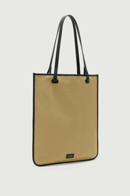 Bolso Darlington - Beige/Negro - Algodón - Mujer