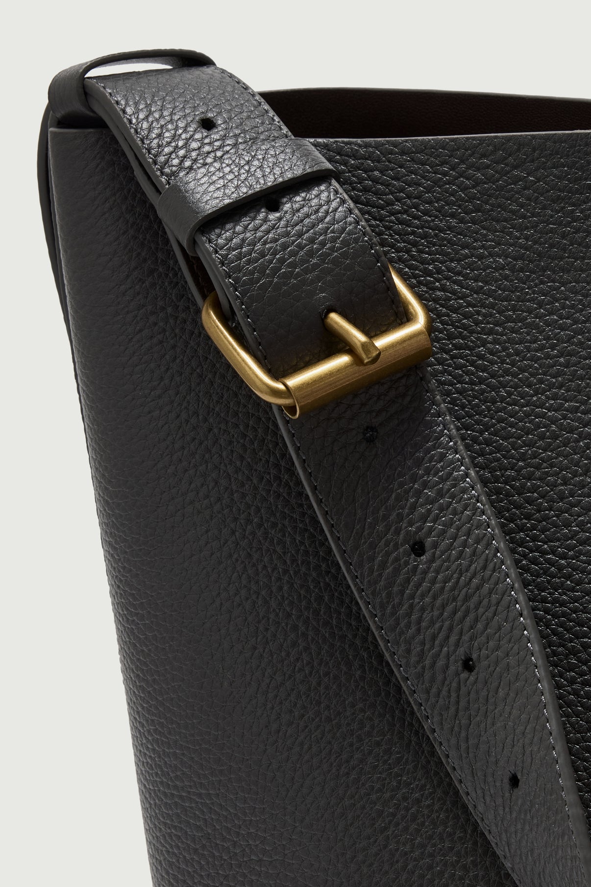 Bolso Saudade - Acero - Cuero - Mujer vue 3