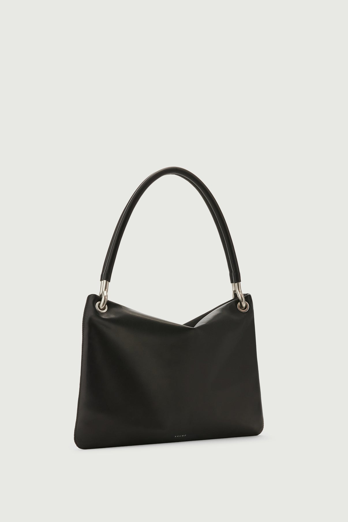 Cabas Gia Mini - Negro - Cuero - Mujer vue 2
