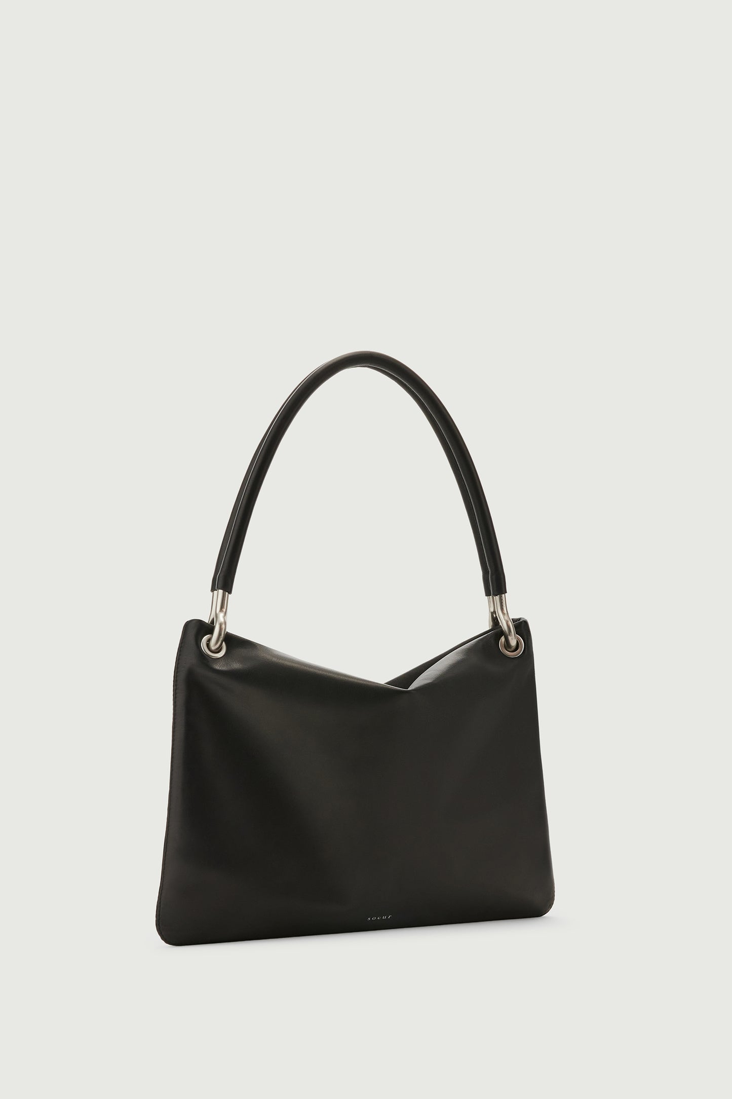 Cabas Gia Mini - Negro - Cuero - Mujer