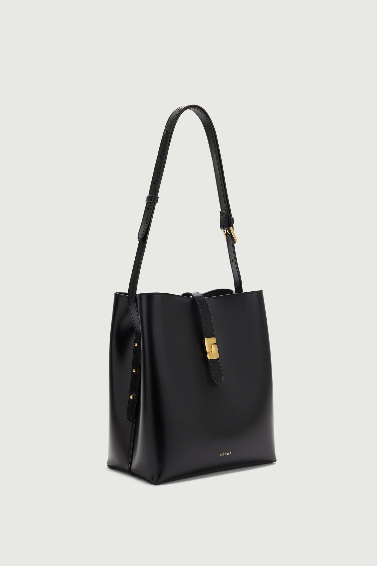 Bolso Bello - Negro - Cuero - Mujer