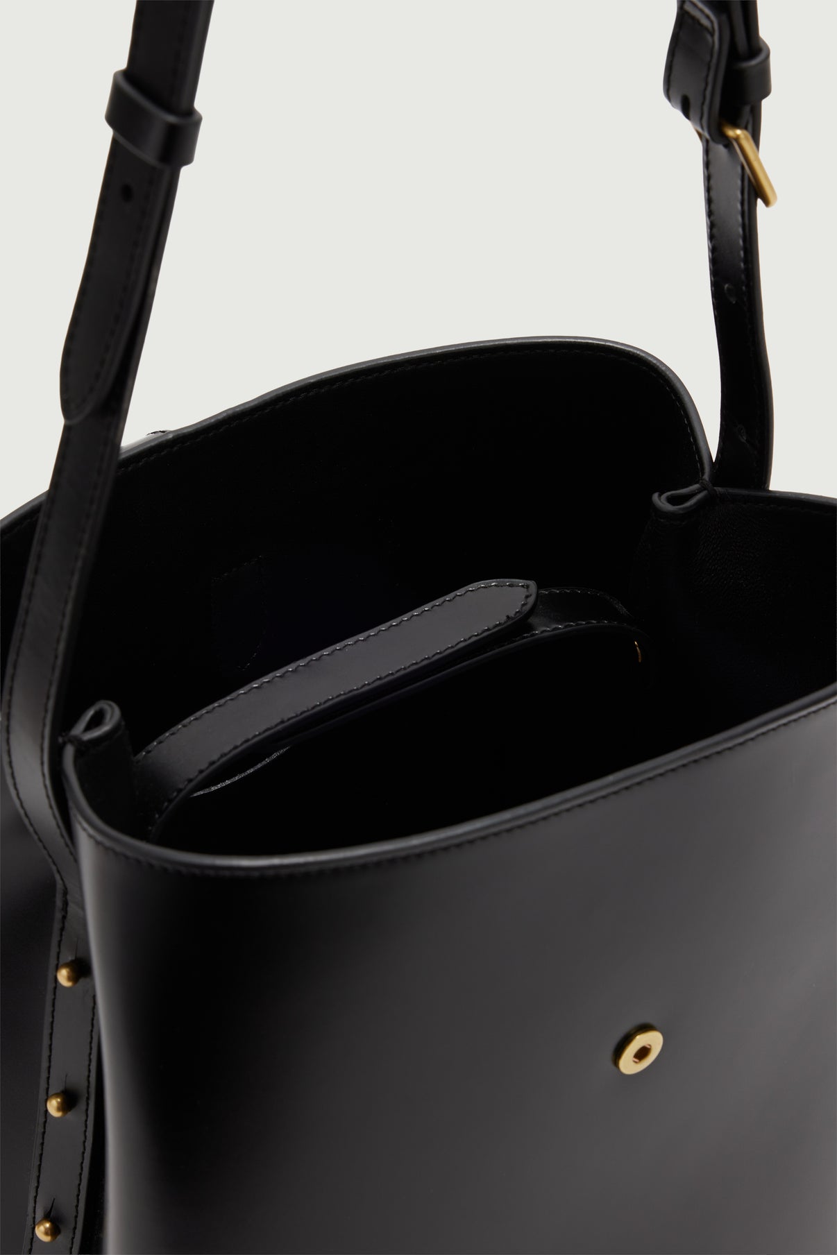 Bolso Bello - Negro - Cuero - Mujer vue 4