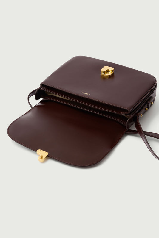 Bolso Bellissima Maxi - Chocolate - Cuero - Mujer