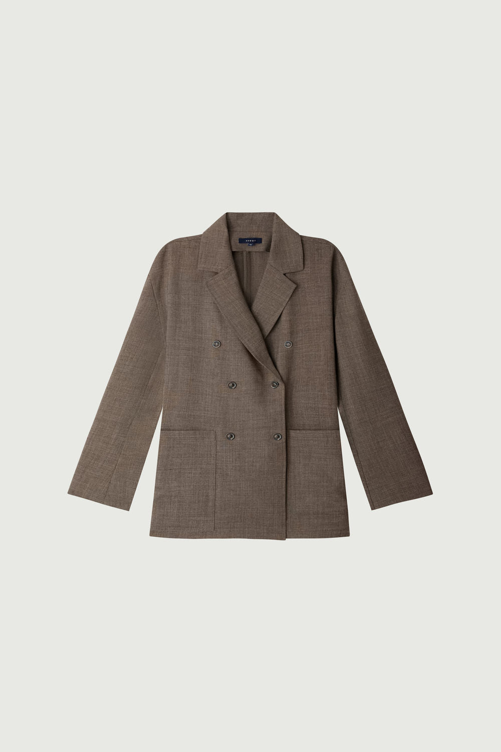 Veste Drew - Marron/Écru - Laine - Femme